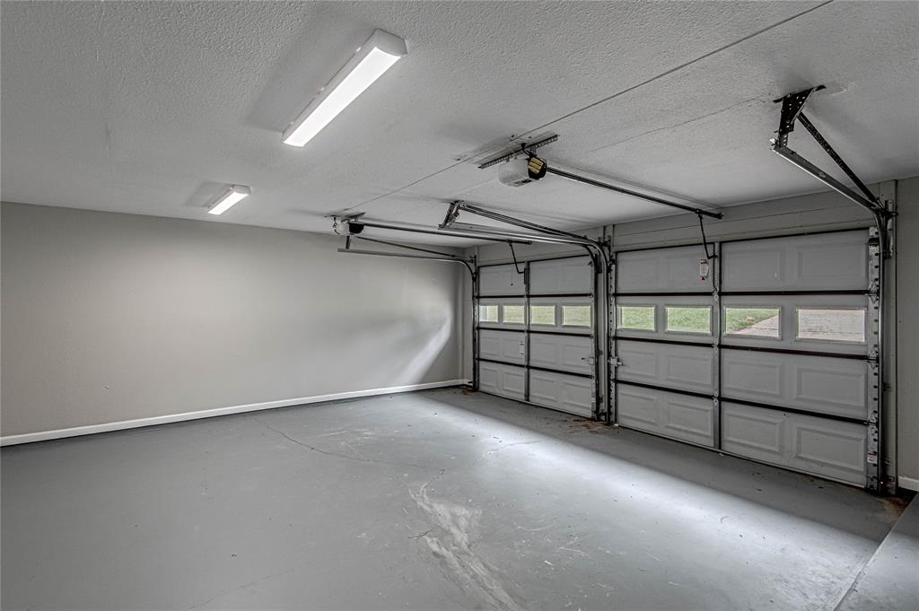 2-car garage with garage door openers.