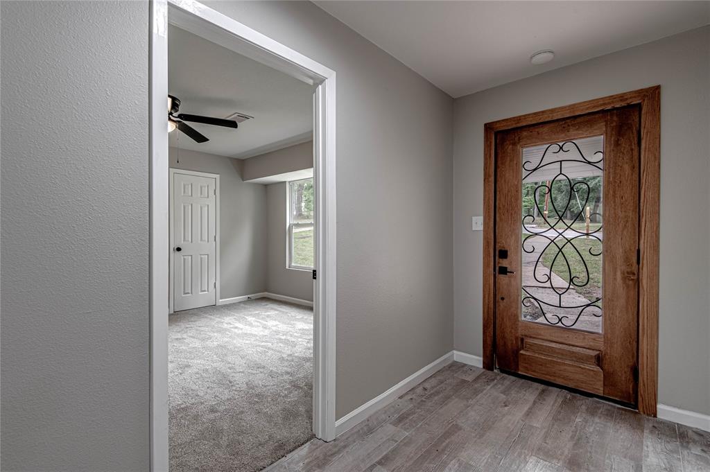 Upon entering this home, you'll find the wide entry hallway.