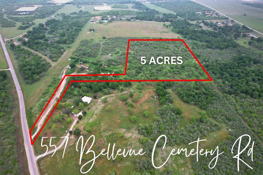 Great opportunity for raw land in Dewitt County! Access offered via Bellevue Cemetary road or FM 766. Natural hardwoods and scattered mature trees make for the perfect place for a new home or weekend getaway! Electricity on site. Access offered via Bellevue Cemetary road or FM 766 easement.