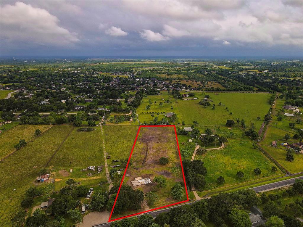 Come build on 4 acres of heaven.  Recently cleared house and land.  Perfect location in the country, close enough to the city. Natural gas is located on property.  Property will come with a new septic system and a rejet 4" Well, new 
 20-gpm pump, new 120-gallon tank.   If looking at the property, on the far left is a stake in the ground next to the neighbor's driveway. That is the property line.  It goes straight back.  There is plenty of room, and the possibilities are endless. Come check out this gem in Alvin today.  The Seller has a survey. Seller is a Realtor in Texas.