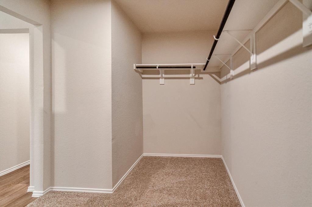 Spacious Walk-in primary Closet