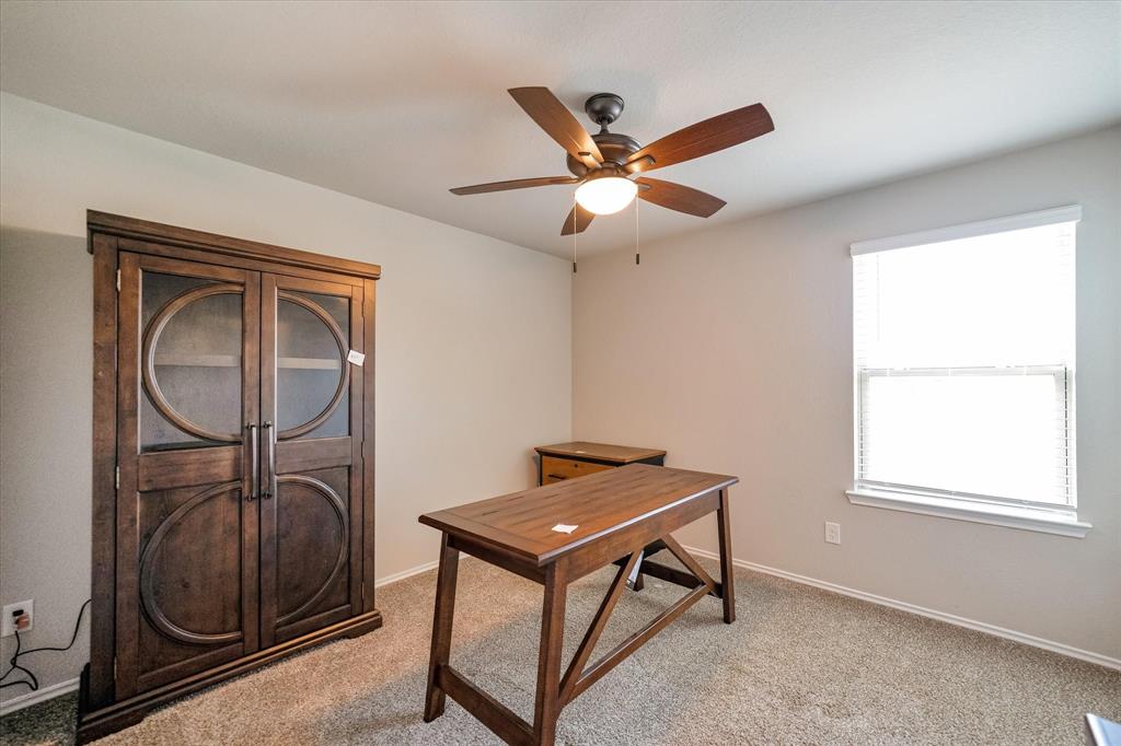 2nd bedroom being used as an office.
