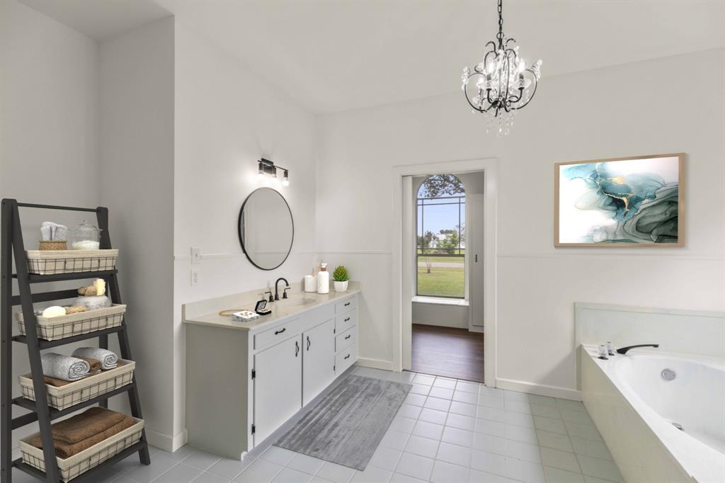 Virtual staging Primary Bathroom