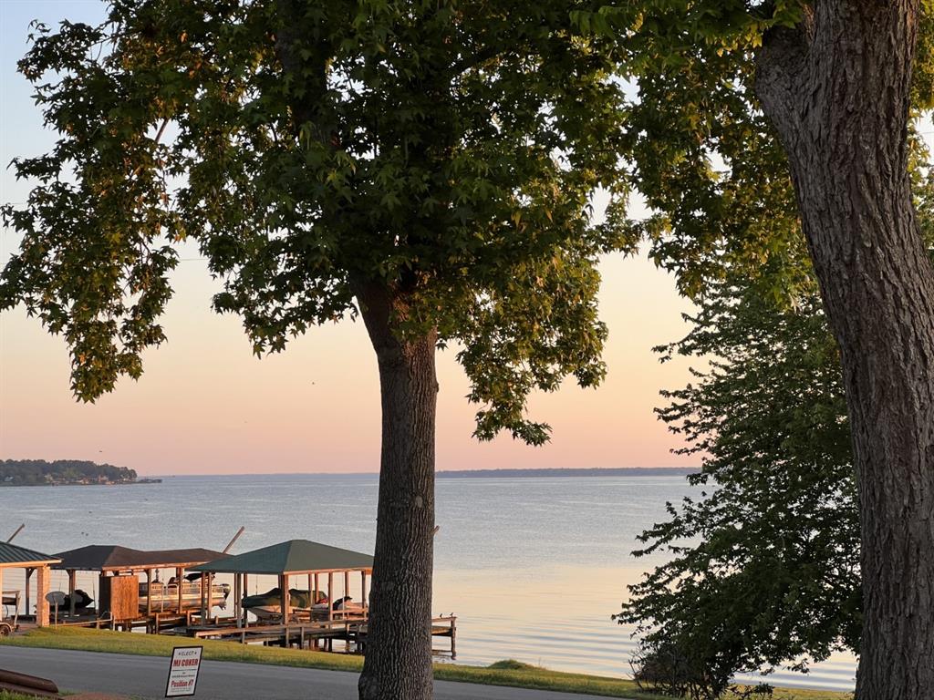 Sunrise lakeview from the front porch.