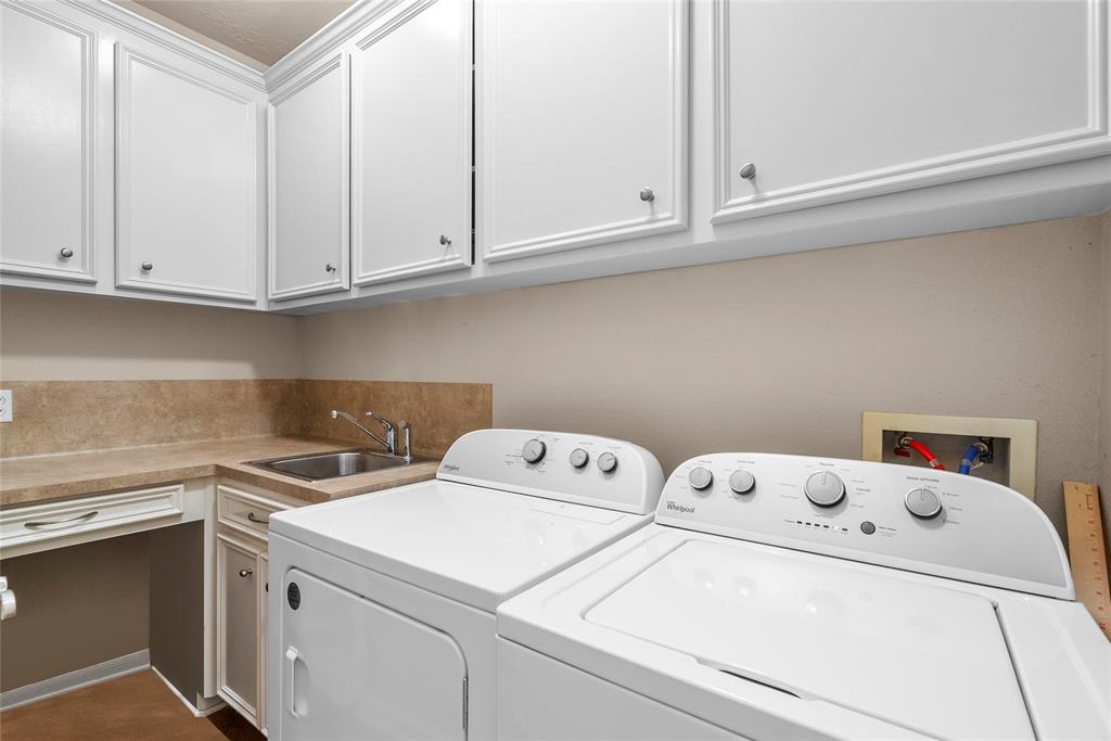 Laundry room.