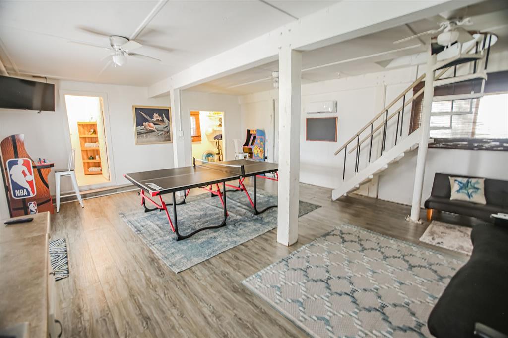 used as a game room