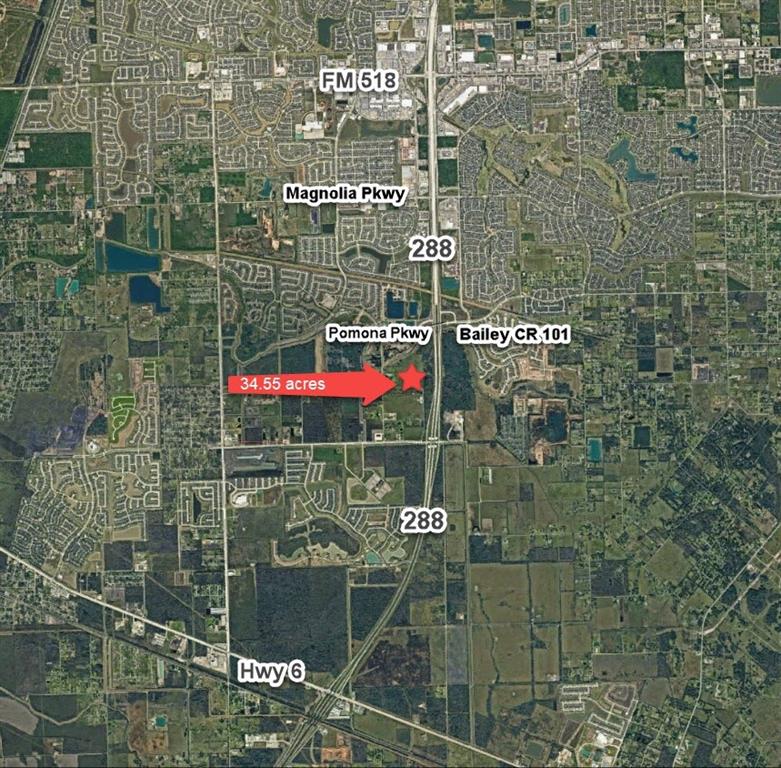 Over 34 acres prime location just West of 288 freeway near Hwy 6.  Located between County Road 58/Croix Rd and Pomona Parkway.  Excellent development opportunity.  Site is within minutes of retail shopping/dining/business district. Builders connect to Pomona development.  Will not divide.