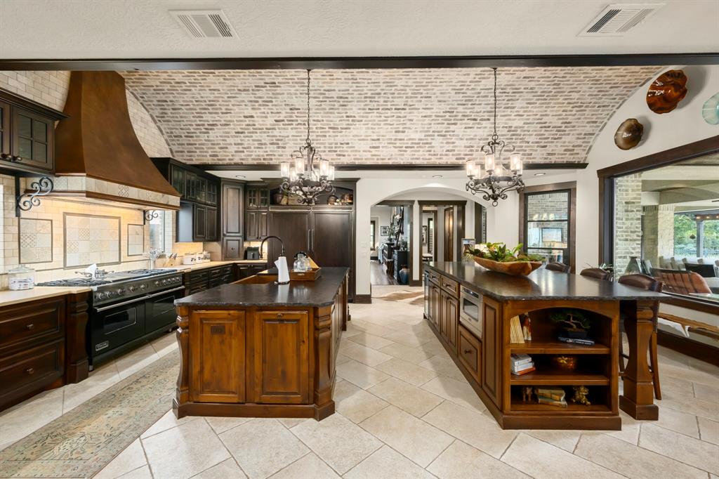 Viking appliance though out with dual sub-zero style fridges, 2 dish washers, walk-in pantry PLUS a supply closet and mud room.