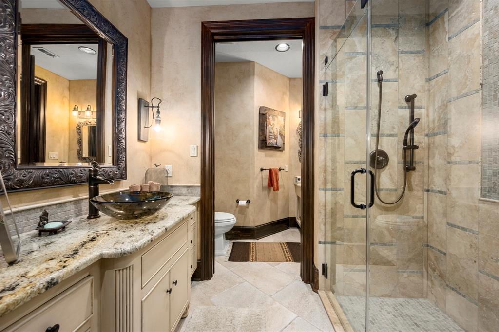 Guest bath located on first floor.