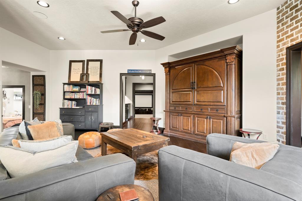 This flex-space would be an excellent secondary living room and connects bedroom 3 to 4 and 5.