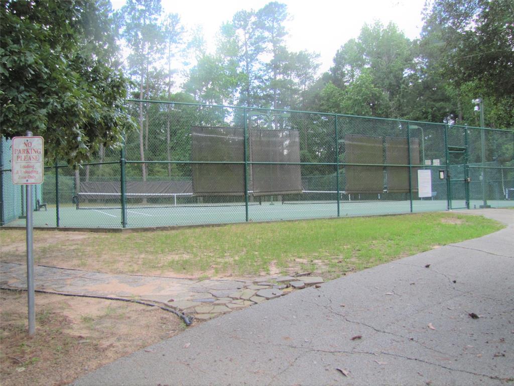 Community tennis courts.