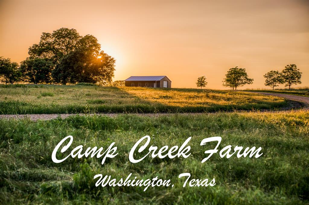 Welcome to Camp Creek Farm. An amazing tract of land new to the market. This 82.97 acres has been in the same family for generations and was the home of the fertile produce garden of Mr. Neutzler. A lush garden that was freely given to neighbors and the community. He spent countless hours loving, working, and nurturing the soil. Property has several amazing hill-top build sites with long distance views. Camp Creek crosses through the property. Recent improvements include a new barn to house equipment and toys, new 4000 +- foot gravel road to top of hill, and a viewing gazebo. This property offers back road access to Round Top square in just 13 minutes. Come see this place and make it your own. Sellers are agents in Texas.