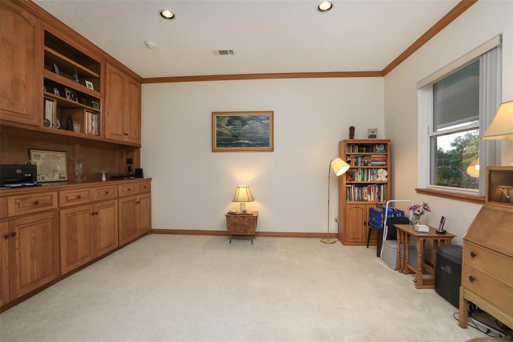 This is a very versatile room. It could be another bedroom, or could be used as a study.