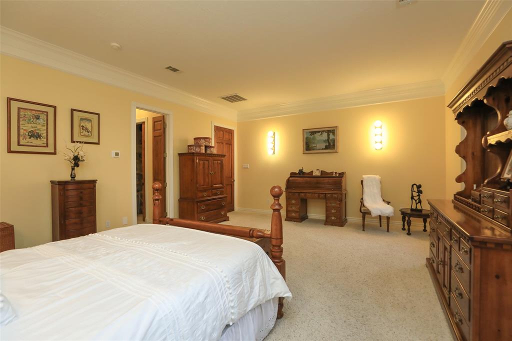 There is plenty of room for your large bedroom furniture and for a sitting area if you desire!