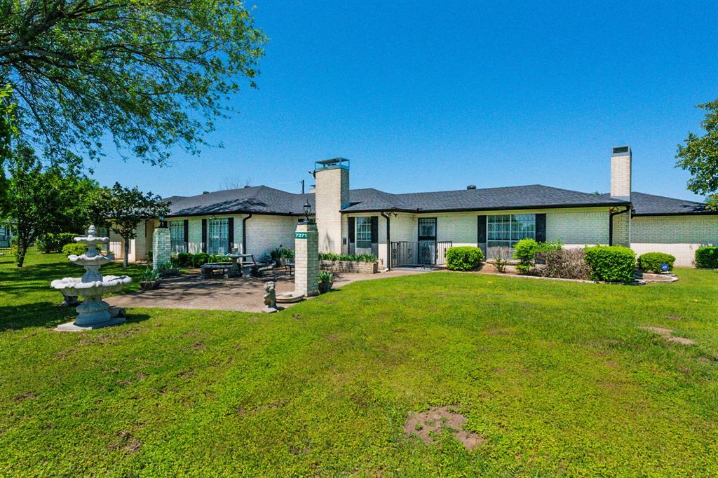 Just 7 miles north of HWY 21 and less than 30 minute commute to Bryan/College Station - comfortable country living awaits! This home has been nicely cared for and cherished for years. INSIDE: The 4 bedroom/3.5 bath brick home features formal dining, formal living, large family room with brick fireplace, and an updated kitchen with breakfast area. A BONUS to the home is true multi generational living with a mother-in-law suite offering, den/library with fireplace, living room with fireplace, wet bar and bedroom with full bath. There is plenty of room for extended family and guests here. There is also a detached cottage with rental income potential. OUTSIDE: the acreage offers gently rolling pastures for cattle and horses, a yard full of fruit trees, a detached carport in addition to the 2 car oversized garage with full bath and backyard views of quiet country sunsets. A black wrought iron gate and entrance greets you as you enter the property and borders the yard.