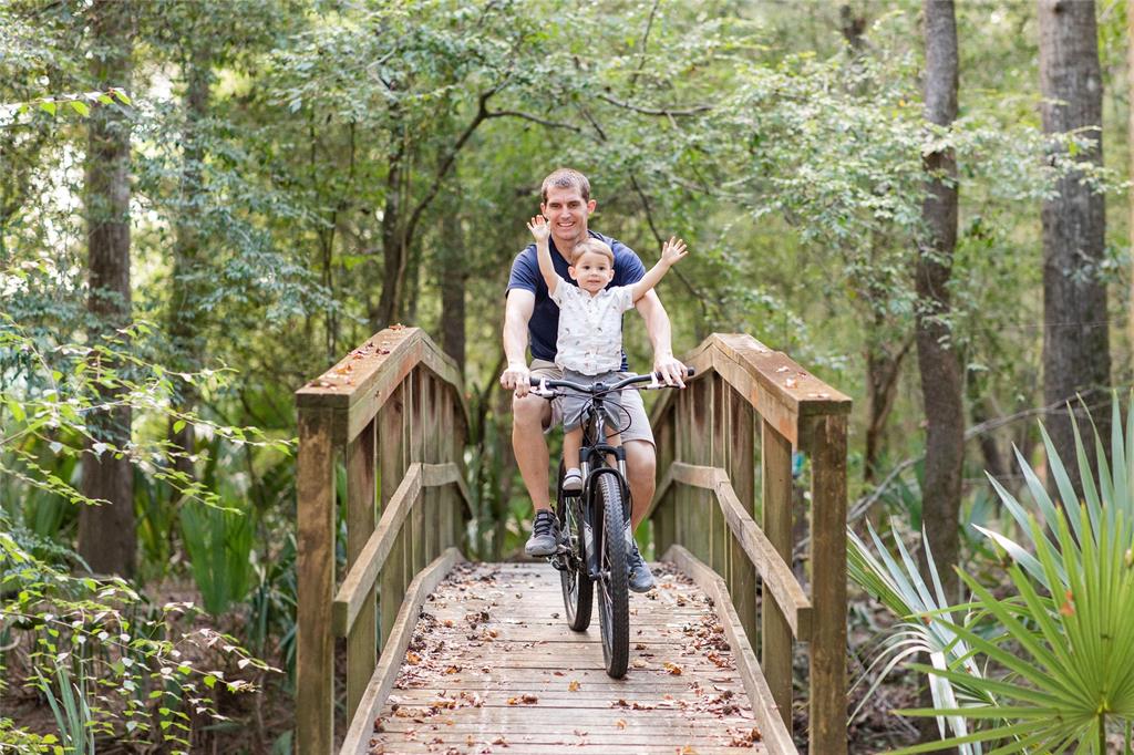 Raise your hands if you love riding the trails in Grand Central Park! You'll love hiking and biking the miles of authentic nature trails under the cooling canopy of dense forest.