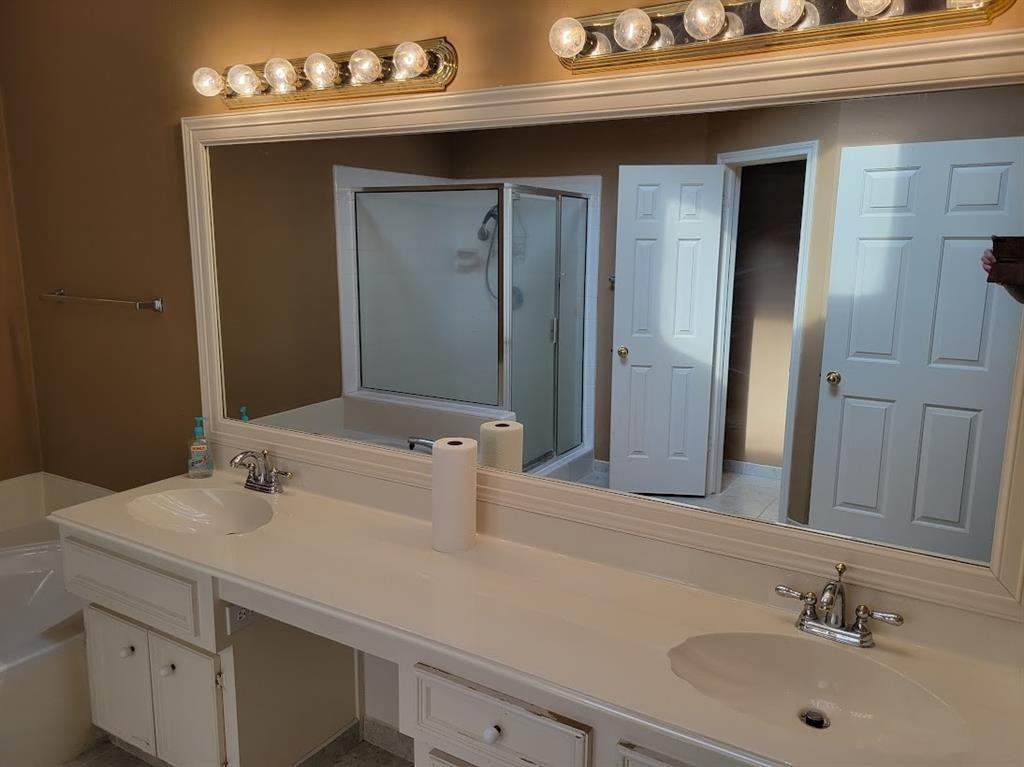 Primary Bath with Double Sinks