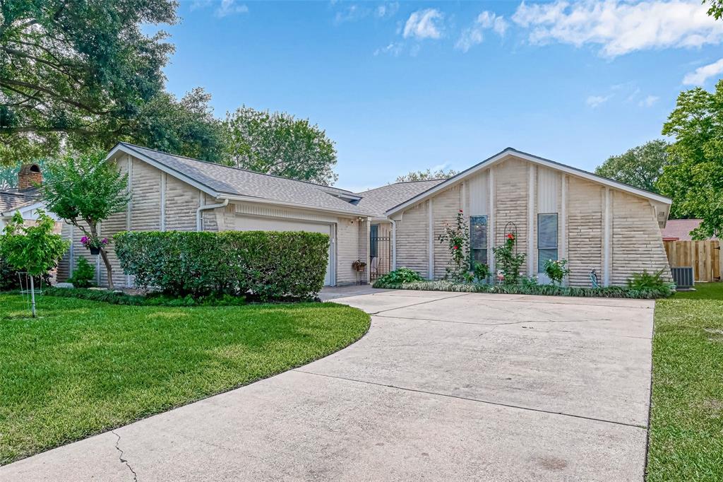 Come check out this charming and well-maintained one-story home in a prime Katy location! You are minutes from all the shopping and dining the area has to offer, easy access to 99, I-10 and zoned to highly acclaimed Katy ISD schools. Updates in May 2023 - New roof, inside and outside painting, back fence replaced, new double gates, sod work. This home offers a spacious dining room, family room with cozy fireplace, lovely kitchen with windows bringing in tons of natural light. Primary bedroom is generous in size with extra space for a home office, sitting furniture, etc. Make the backyard your own for relaxation and entertaining! Welcome Home!
