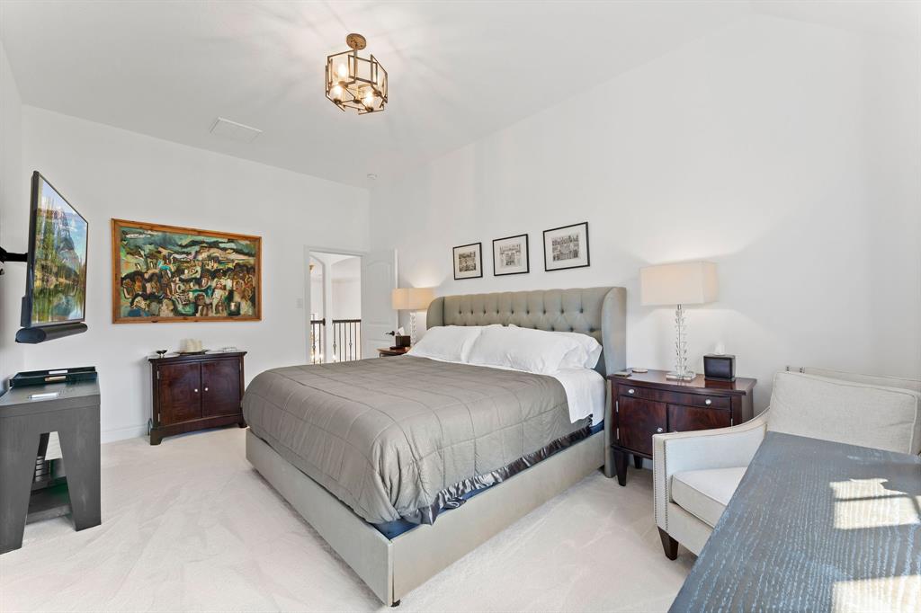 The 4th bedroom is upstairs and is generous in size with Mohawk Luxury SmartStrand Silk Reserve carpet. No need to worry about hurting them!