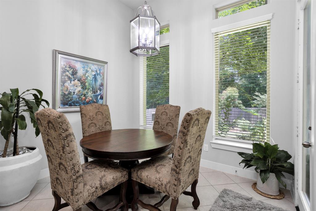 Breakfast Room also Overlooks the Backyard.