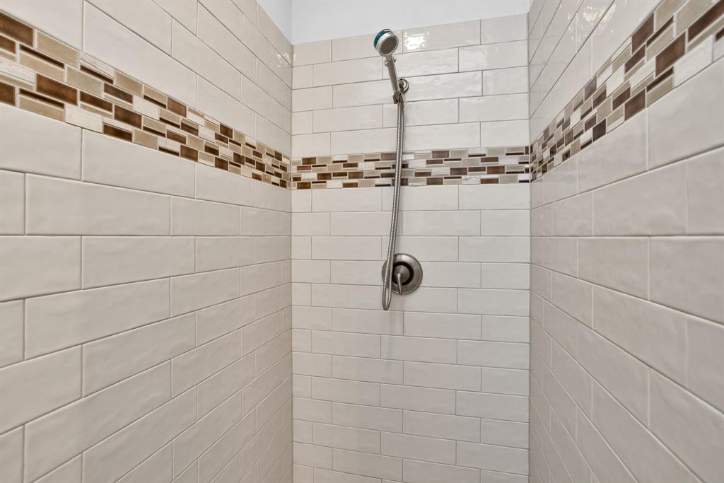 Separate Walk-in Shower is Spacious.