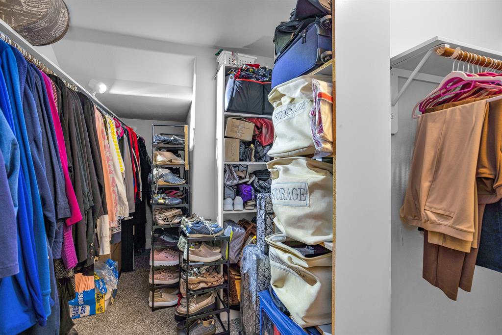 The Primary Closet goes on for Miles.