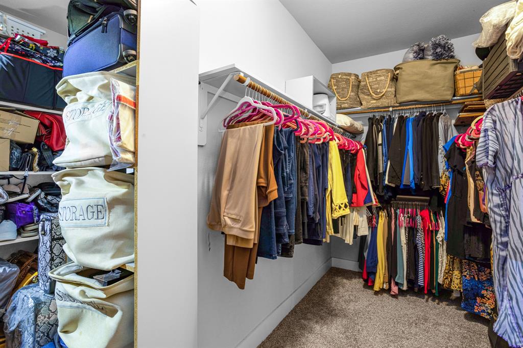 The Primary Closet goes on for Miles.