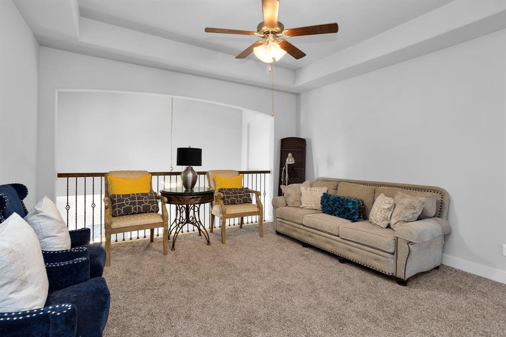 Game Room on the 2nd Floor Overlooks the Main Living Room.