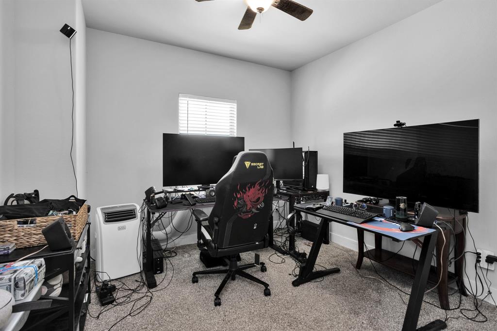 4th Bedroom currently used as an office.