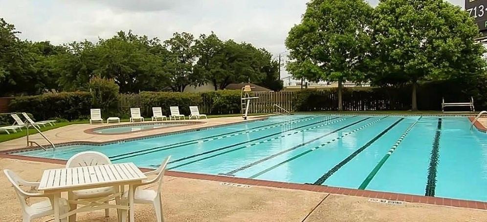 Briarmeadow community pool, a great place to relas, swim, and meet neighbors