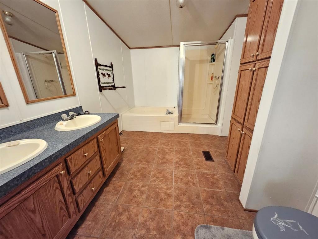 Primary bath connected to bedroom and walk-in closet