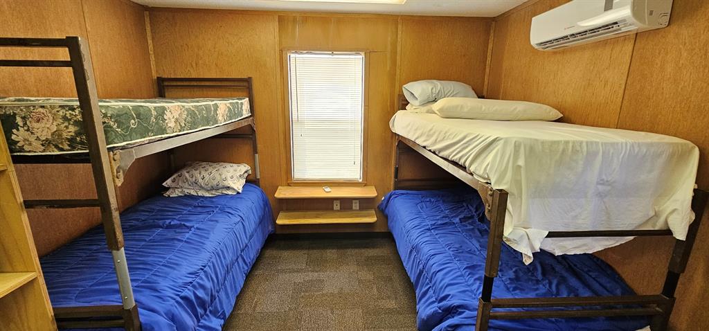 4 twin-size bunk beds for a family or the just the kiddos.