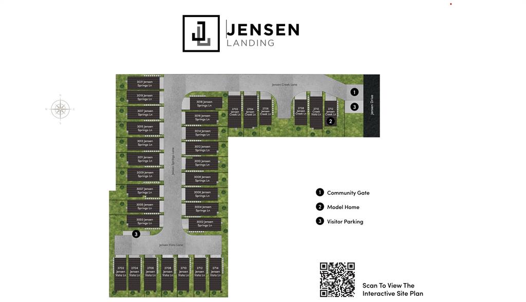 Jensen Landing - 32 homes gated community located in close proximity to Downtown Houston!With 7 floor plans to choose from!