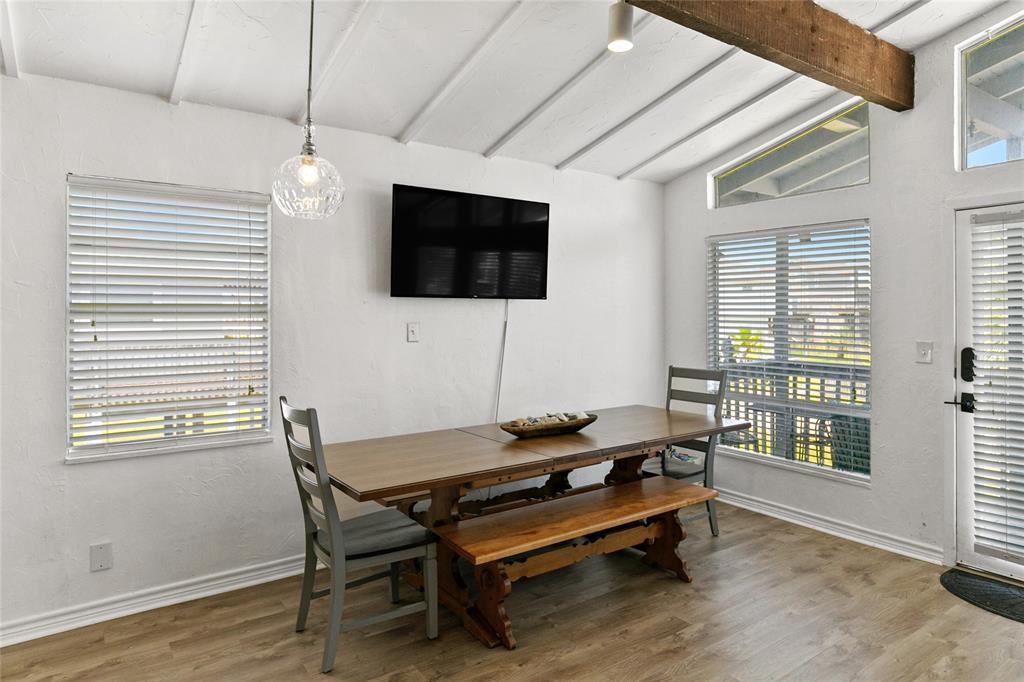 Dining room area.