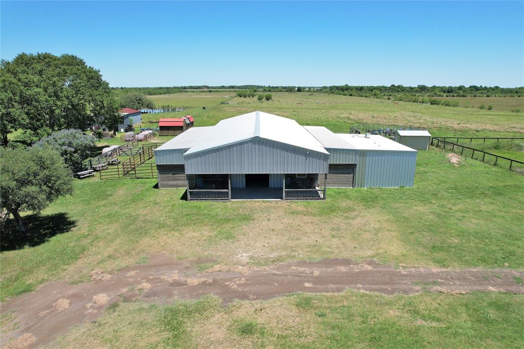 Aerial of Barn