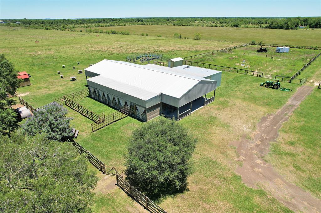 Aerial of Barn