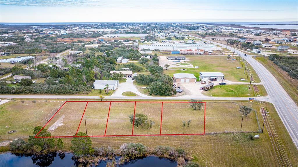 Arial View with approximate property lines