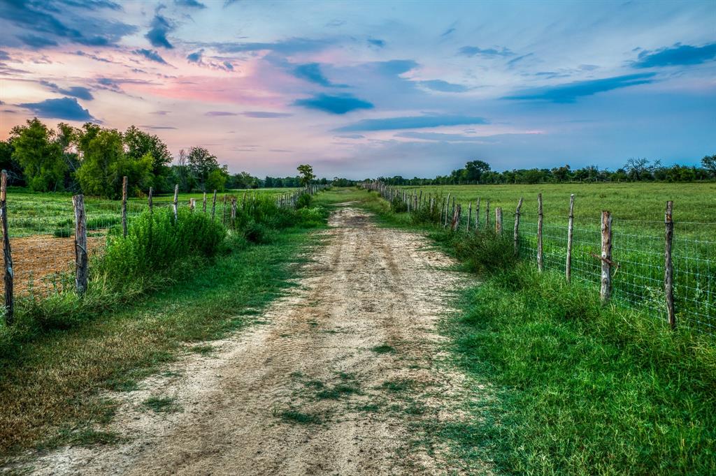 Those Texas skies go on for miles and miles. Take a scenic stroll to the creek on this new road. It is completely fenced on both sides so your livestock will stay contained with no worries while you enjoy the evening sunset.