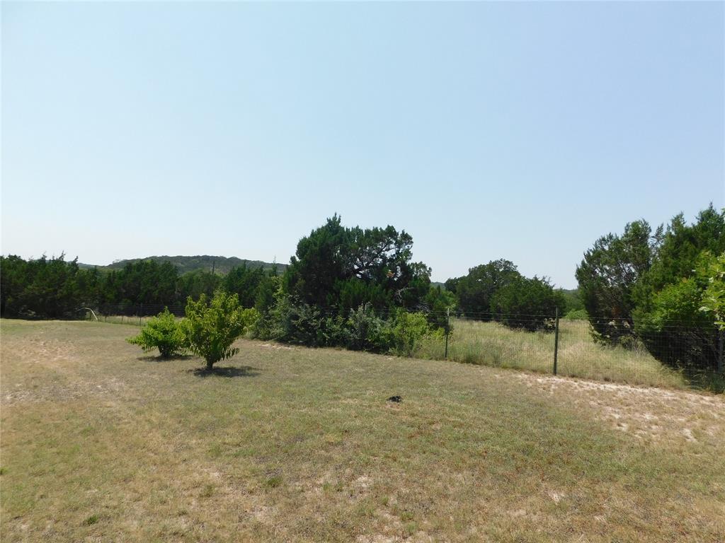 Back view of hill country acreage