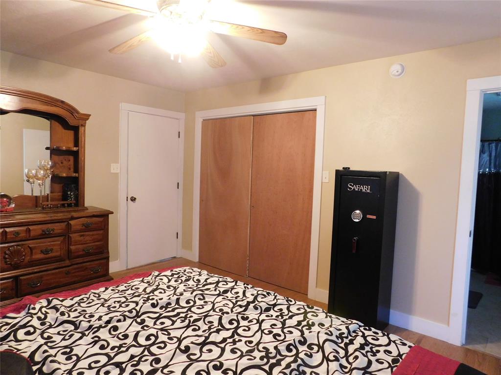 Large closet in master bedroom
