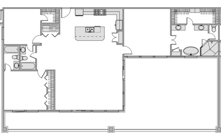 3 Bedrooms/3 Bathroom. 2000 sf