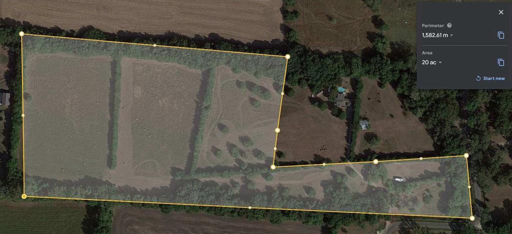 20 Acres - Drawing is approximate