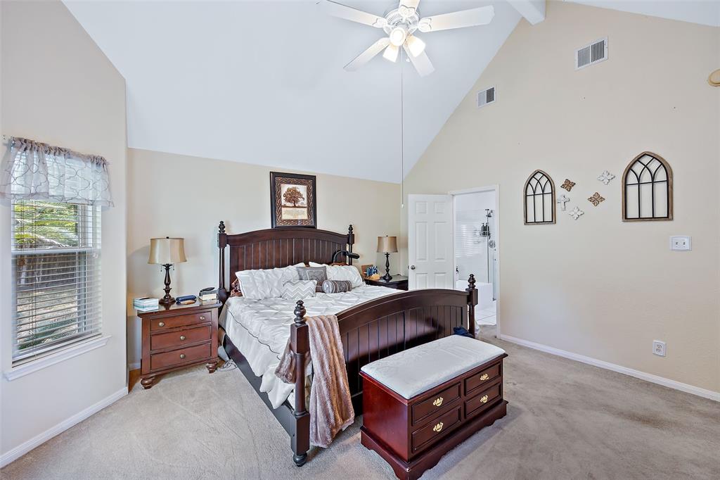 Tons of light and space in this primary can easily fit a king size bed