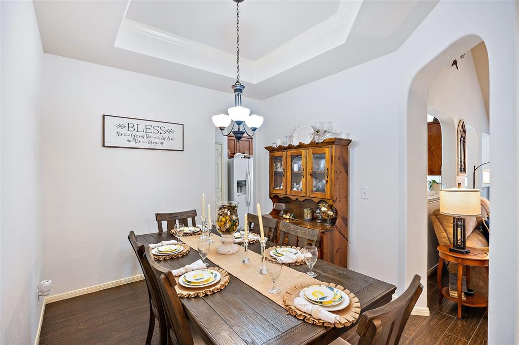 Formal dining area perfect for those family dinners