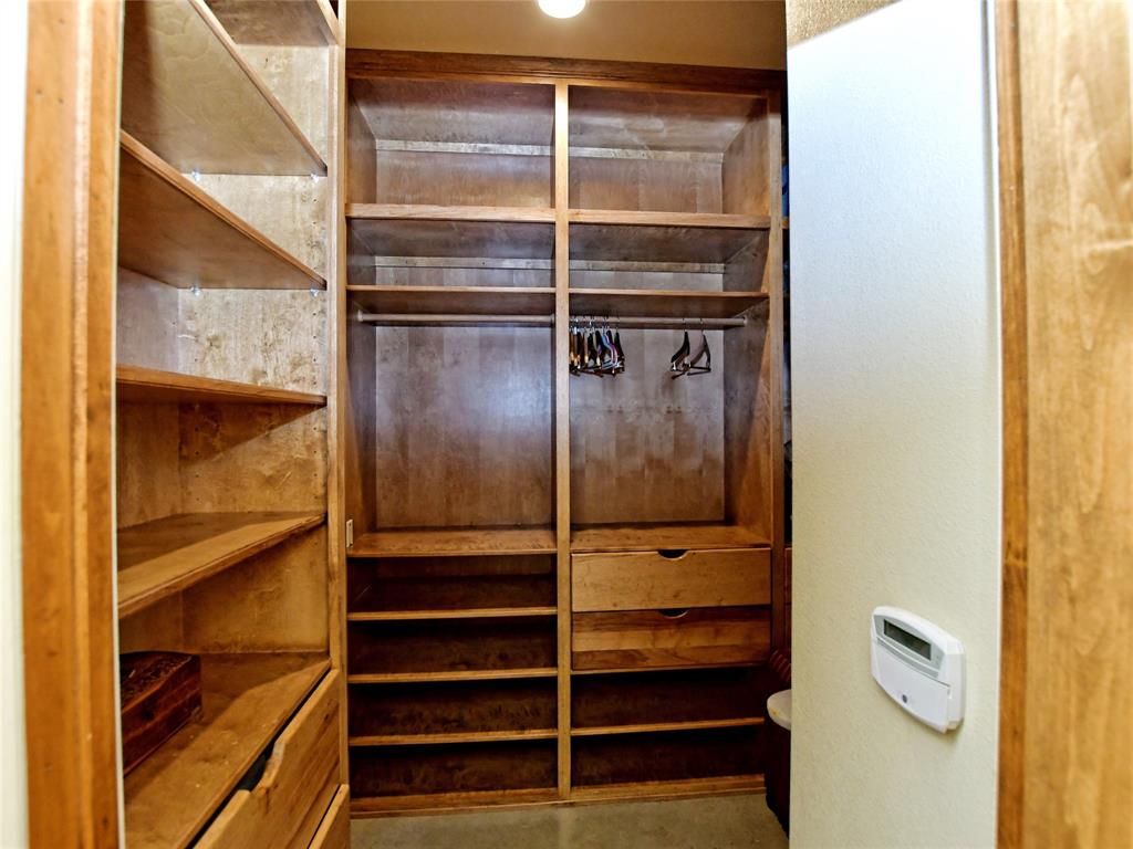 One of two identical main bedroom closets