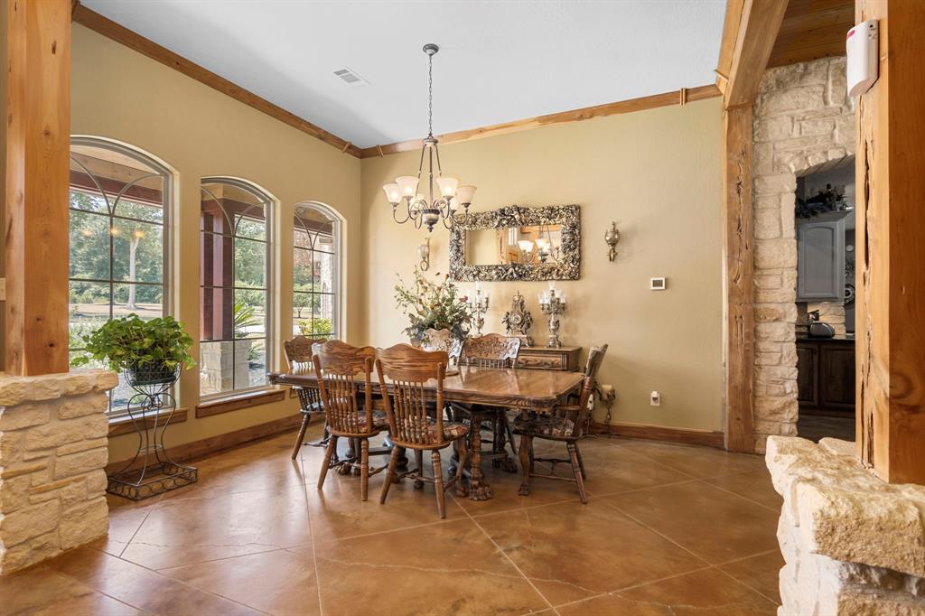 FORMAL DINING ROOM WITH EXCELLENT VIEWS OF EAST PASTURE