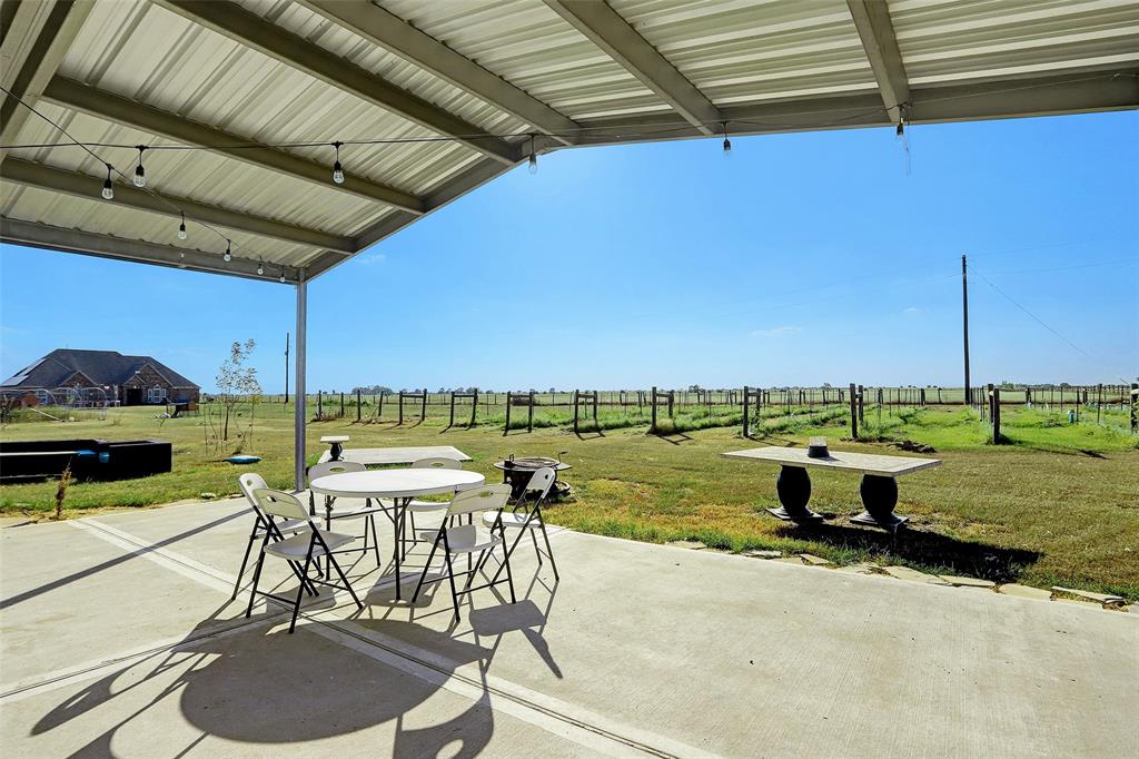 800+square foot covered patio with vineyard view