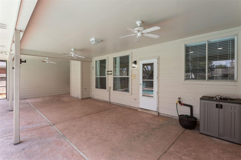 Lots of room in this covered patio space.  What a great space to entertain family and friends as this space makes a super additional outdoor living space. Waiting for you to make it your oasis!