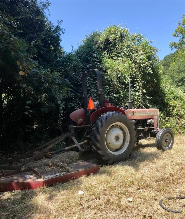 Tractor stays with the property
