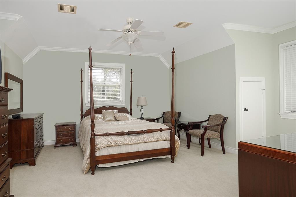 All the bedrooms are generously sized with full baths and walk in closets